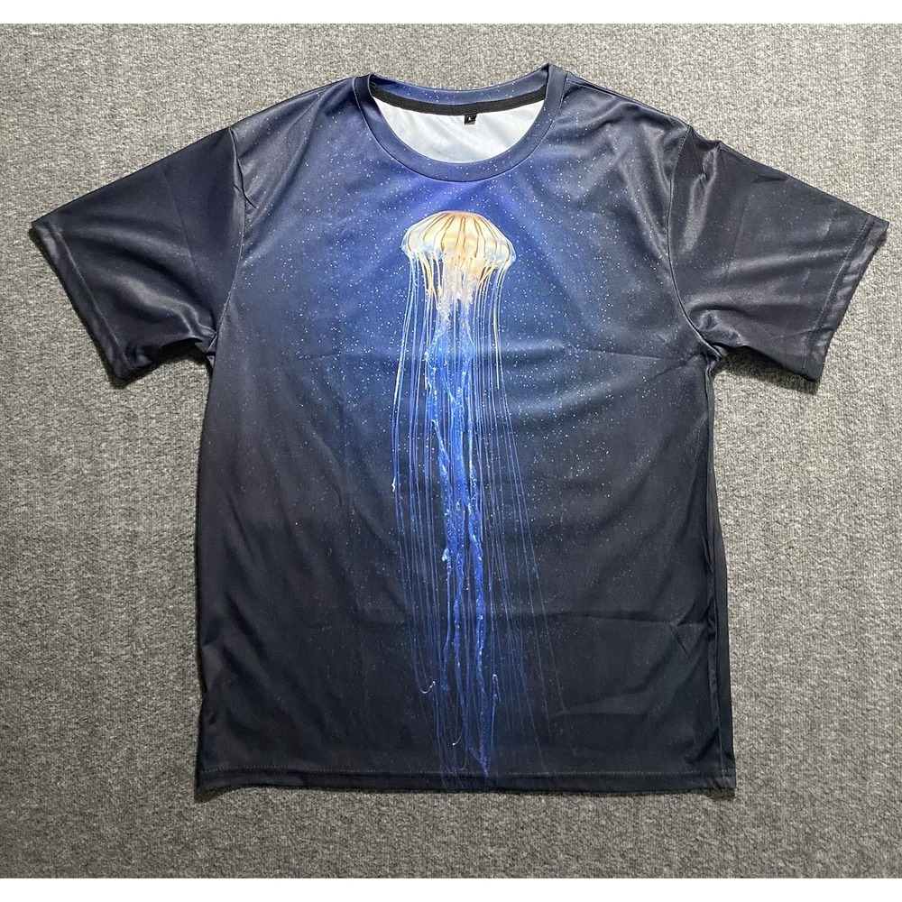 Jellyfish Ocean Animal Scuba Diving Jelly Fish T-shirt Size L